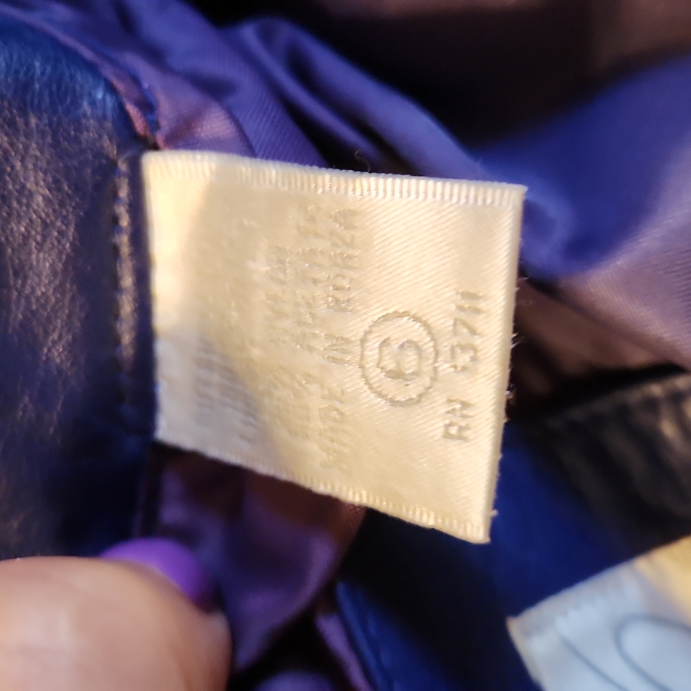 LORD & TAYLOR LEATHER JACKET SIZE 6 - Picture 6 of 6